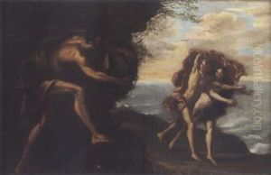 Acis Et Galathee by Simone Cantarini (Pesarese)