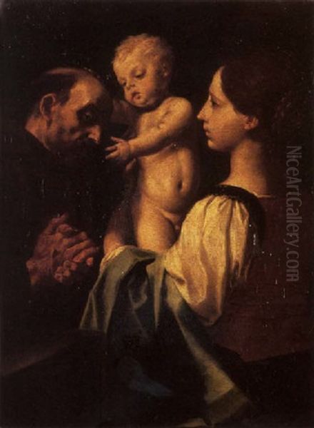 The Madonna And Child With Saint Francis - view 1