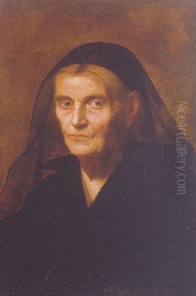 Portrait Of A Widow In Black - view 1