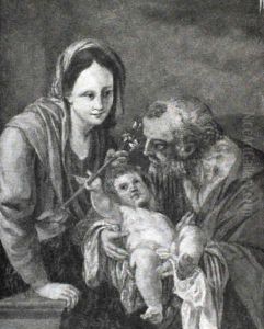 The Holy Family by Simone Cantarini (Pesarese)