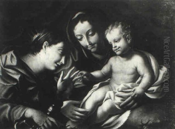 The Mystic Marriage Of St. Catherine - view 1
