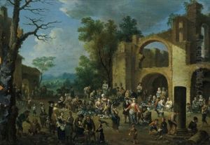 Scena Di Mercato by Franz Thomas Canton