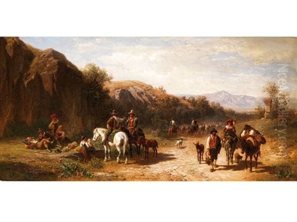 Italienische Campagna-landschaft - view 1