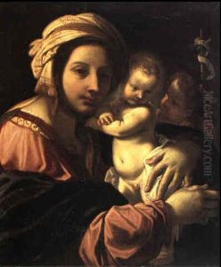 Madonna Col Bambino E San Giovannino