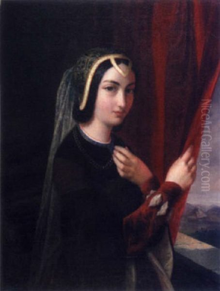 Jeune Femme A Sa Fenetre - view 1