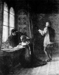 A Courting Couple by Mrs. Louisa Starr Canziani