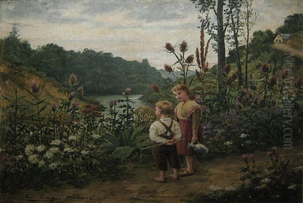 Deux Enfants A Modave - view 1