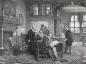 Interieur D'une Maison Patricienne Anversoise Avec Personnages