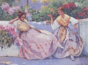 Valencianas Conversando by Genis (Gines) Capdevila Puig