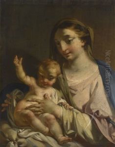The Madonna And Child by Francesco Capella