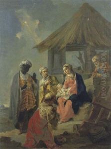 Adorazione Dei Magi by Francesco Capella