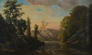 Environs De Clecy (calvados) by Alfred-Eugene Capelle