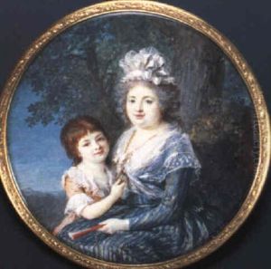 A Mother And Child by Marie Gabrielle Capet
