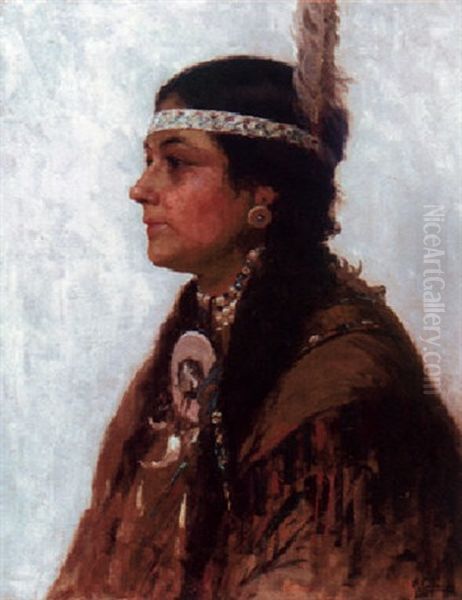 Native American Woman - view 1