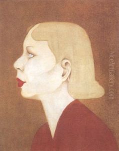 Vrouw In Profiel by Rene Capouille
