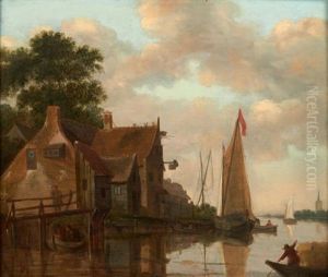 Village Portuaire by Jan Van De Cappelle