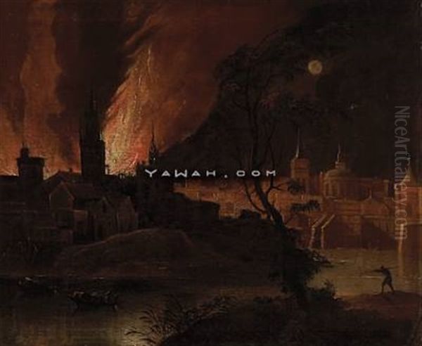 The Burning Of Delft - view 1
