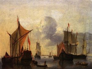 Ruhige See by Jan Van De Cappelle