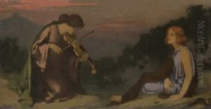 Violoniste by Jacques Martin Capponi