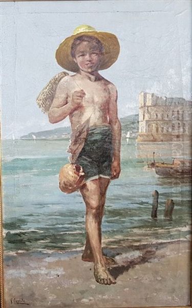 Giovane Pescatore A Napoli - view 1