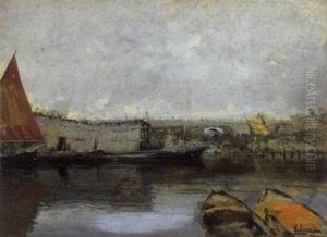 Giornata Grigia A Chioggia by Vincenzo Caprile