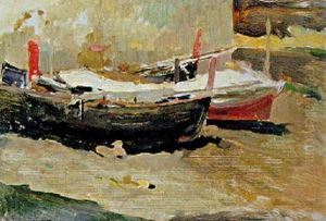 Barche A Positano by Vincenzo Caprile