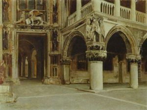 The Doge's Palace by Vincenzo Caprile