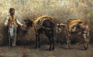Peasant And His Donkeys Peasant And His Donkeys