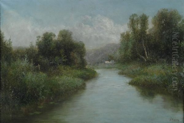 Paesaggio Con Torrente - view 1
