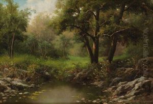 Waldlandschaft Mit Kleinem Tumpel by Francesco Capuano