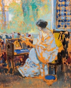 Femme A La Lettre by Ulisse Caputo