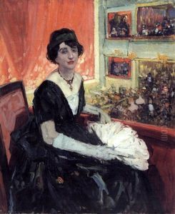 Portrait De Madame Gertrude Vanderbilt Whitney Au Theatre Portrait De Madame Gertrude Vanderbilt Whitney Au Theatre