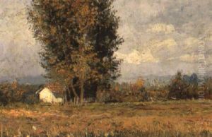A House In A French Landscape by Ulisse Caputo