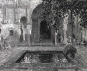Auc Abords De La Grande Mosquee by Ulisse Caputo