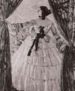 Girl In A White Dress by Ulisse Caputo