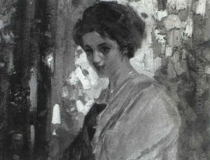 A Portrait Of A Young Lady by Ulisse Caputo