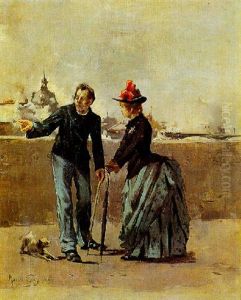 Coppia In Conversazione Coppia In Conversazione
