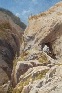 Route De Disentis, Valle De Medels by Jacques Francois Carabain
