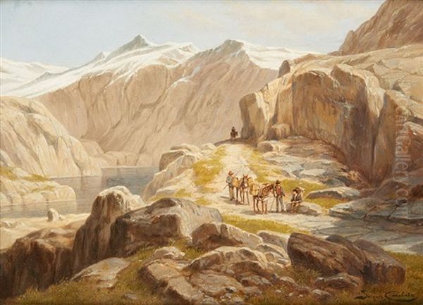 Vue Du Col De Grimset En Suisse - view 1