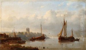 An Der Schelde by Jacques Francois Carabain