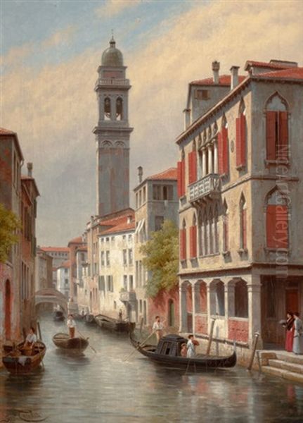 Une Vue A Venise, San Giorgio Dei Greci, Italie - view 1