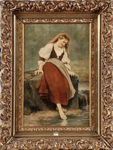 Jeune Fille Au Bord De L'eau Jeune Fille Au Bord De L'eau