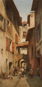 Une Rue Sotte Portico Del Marocco A Riva