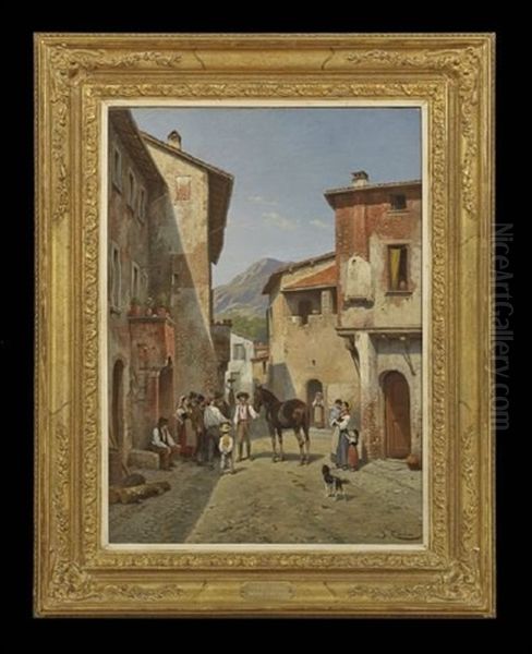 Italian Village Scene - view 1