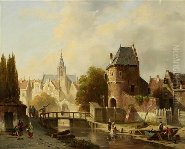 Town Scene, Belgium - view 1