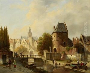 Town Scene, Belgium