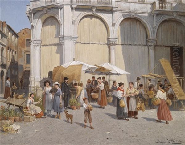 Blumenmarkt In Padua - view 1