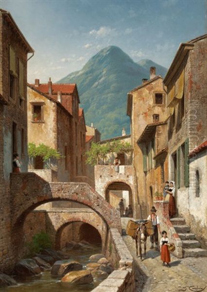Italian Village Scene - view 1