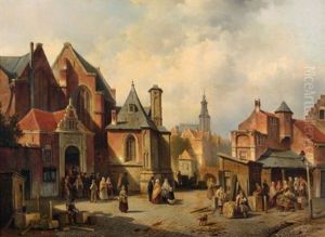 Vue D'une Ville Des Flandres (gand?)