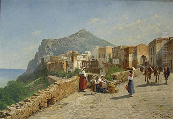 Personages In Een Italiaans Dorp - view 1